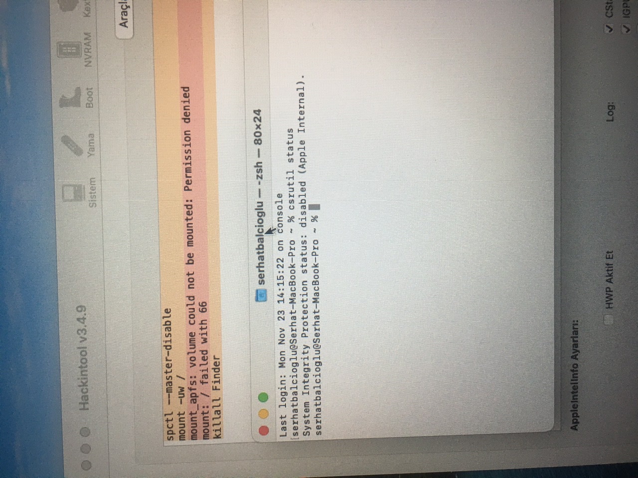 mount: / failed with 66 sorunu Big sur - osxinfo.net: Hackintosh ...