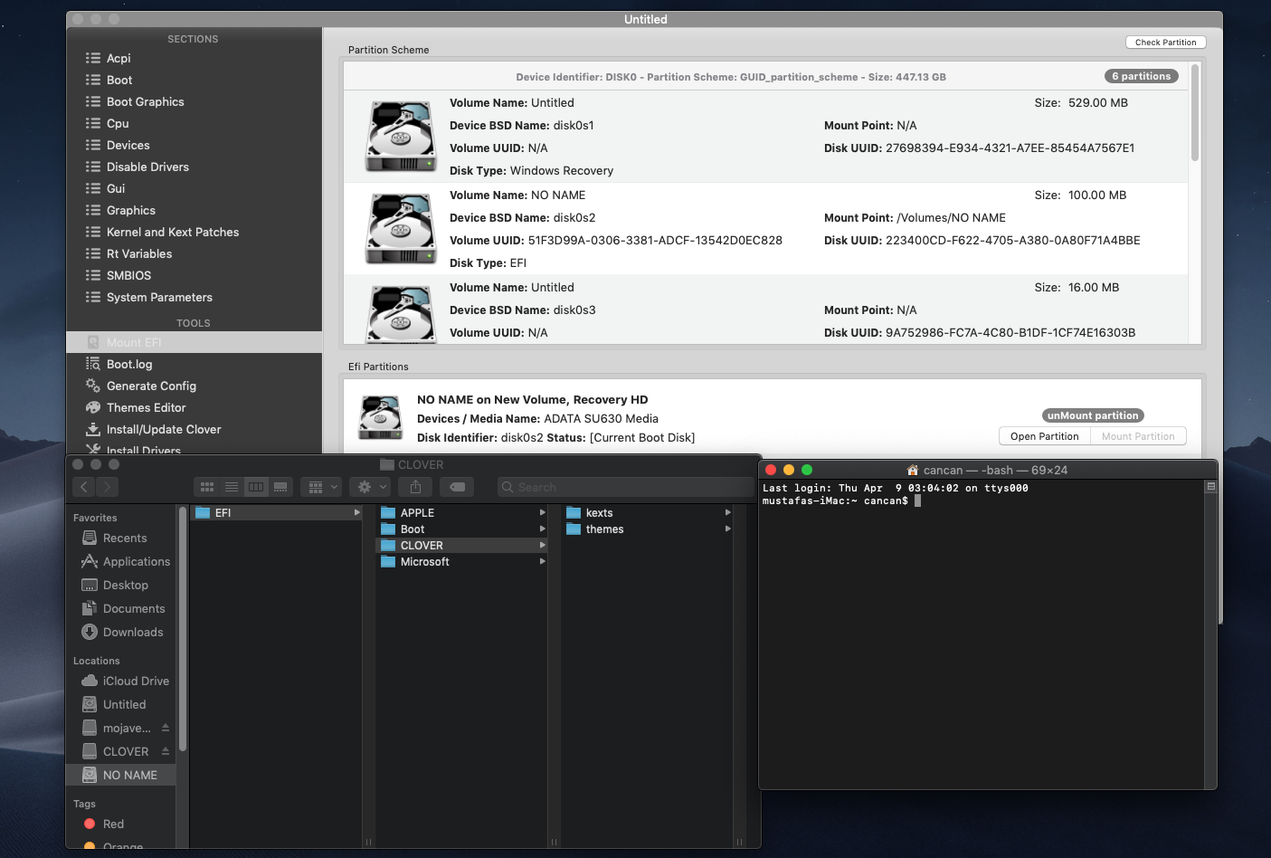 ÇÖZÜLDÜ - UEFI Windows Yanına Mojave Clover Bootloader Kurulumu ...