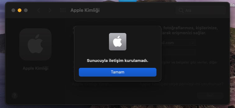 Macos Big Sur icloud Sunucu ile İletişim Kurulamadı Sorunu - osxinfo ...